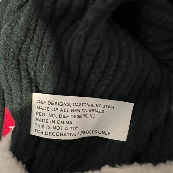 Advent Snowman Christmas Calendar with attached snowman countdown marker 26”L - Picture 9 of 9